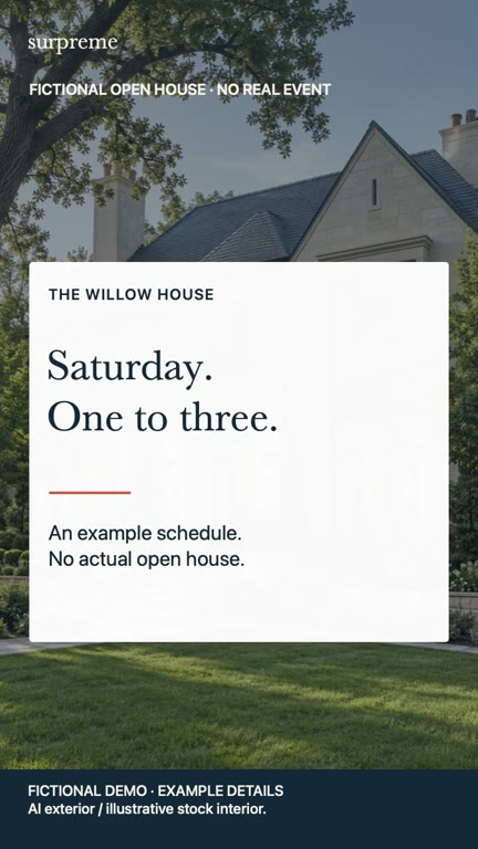 An invitation to look closer. — real estate marketing demonstration